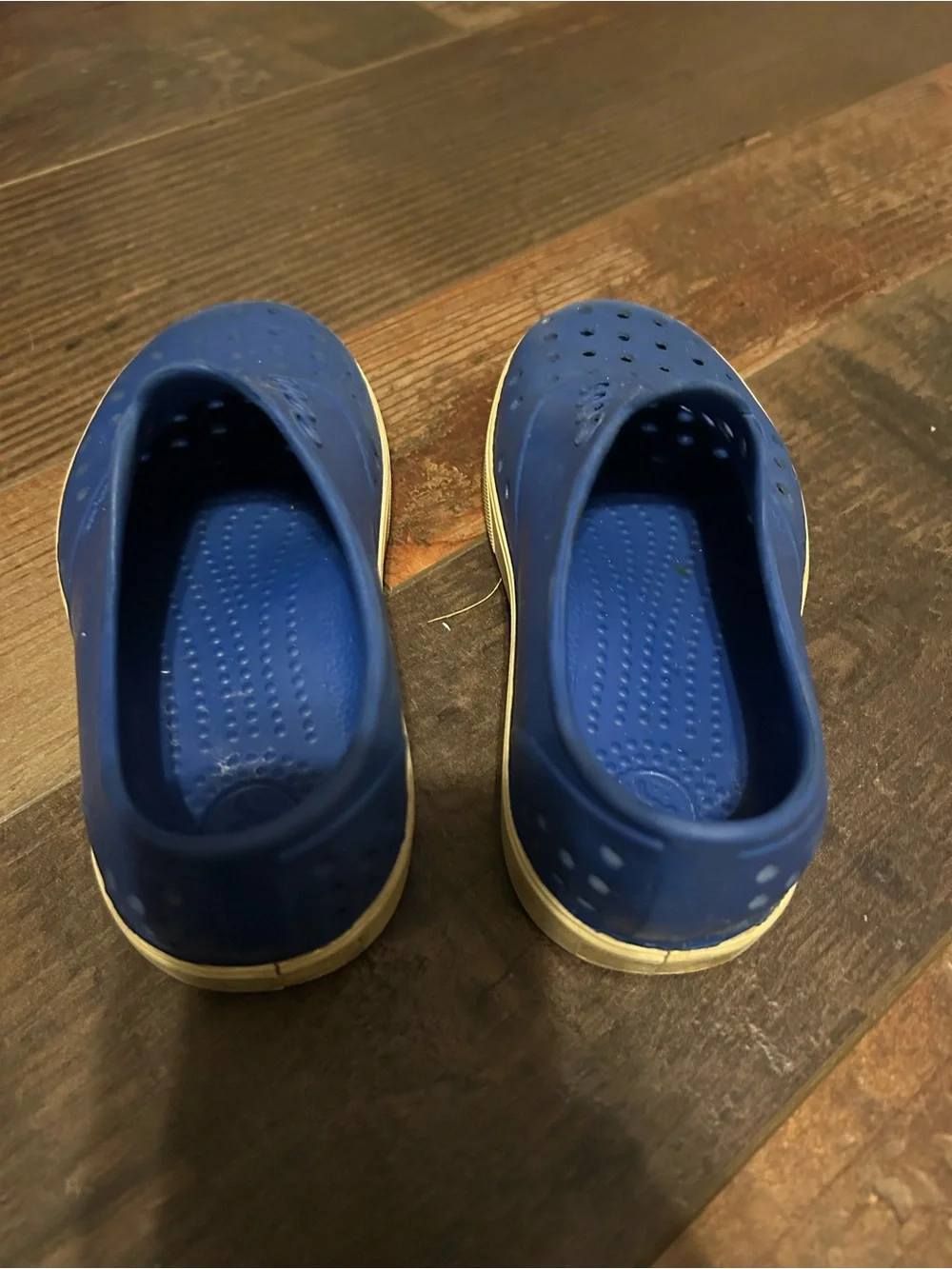 Two sets of boys summer shoes size 11.